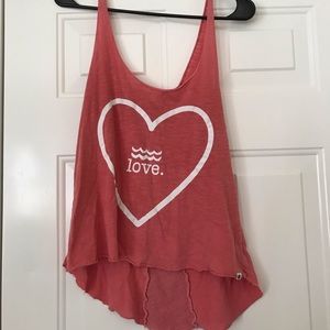 Billabong beach tank with mesh back